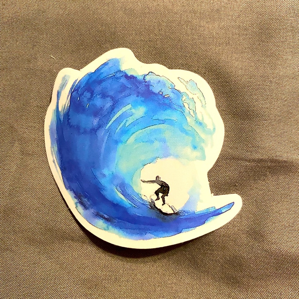🌈20/$12🌈 Surfer Wave Sticker